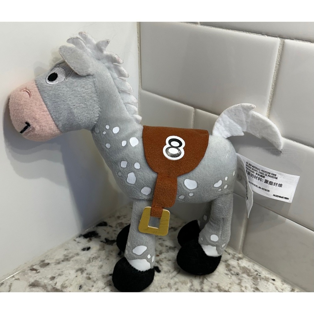 Disney‎ Parks Toy Story Bullseye Plush Horse Toy 8 Saddle Wings Stuffed Animal